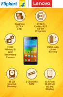 Lenovo K3 Note (Black, 16 GB)(2 GB RAM) RS.8619.00