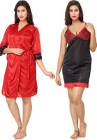 Fashigo Women's(Black, Red)