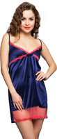 Clovia Women's Nighty(Blue)