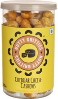 Nutty Gritties Cheeddar Cheese Dry Fruit Cashews(180 g, Mason Jar)