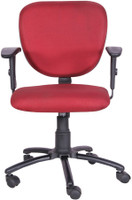 Woodstock India Plastic Office Chair(Red, Red) RS.5999.00