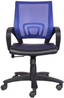 Woodstock India Plastic Office Chair(Blue, Black) RS.4999.00