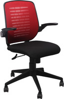 Woodstock India Plastic Office Chair(Red, Black) RS.6999.00