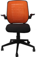 Woodstock India Plastic Office Chair(Orange, Black) RS.4999.00