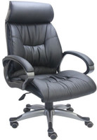 Woodstock India Engineered Wood Office Chair(Black, Black, Set of 2) RS.11999.00