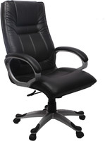Woodstock India Engineered Wood Office Chair(Black, Black) RS.6999.00