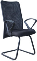 Woodstock India Plastic Office Chair(Black, Black) RS.4999.00