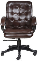 Woodstock India Engineered Wood Office Chair(Brown, Brown) RS.9999.00