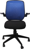 Woodstock India Plastic Office Chair(Blue, Black) RS.5999.00