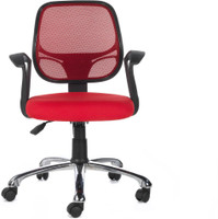 Bluebell Vertx Low Back Fabric Office Chair(Red) RS.5501.00