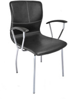 Darla Interiors Leatherette Office Chair(Black) RS.4999.00