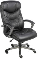 Woodstock India Engineered Wood Office Chair(Black, Black) RS.6999.00