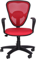 Woodstock India Plastic Office Chair(Red, Red) RS.4999.00