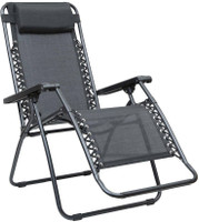HomeTown Acer Metal Outdoor Chair(Finish Color - Black)
