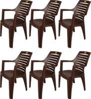 Supreme Orlando Plastic Outdoor Chair(Finish Color - Globus Brown)
