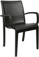 Cello Furniture Plastic Outdoor Chair(Finish Color - Black)