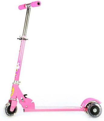 Facto Power Kids Foldable and Height Adjustable App. upto 35 Kg. Weight Scooter Pink available at Flipkart for Rs.634
