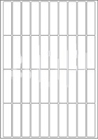 Novajet 40 A4 Size Sticker Paper Self-adhesive Paper Label(White) RS.310.00