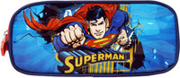 Superman School Plastic Pencil Box(Set of 1, Blue) RS.329.00