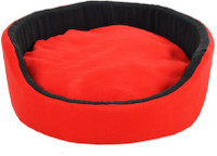 Fluffy FPWFRBL2 L Pet Bed(Black, Red)