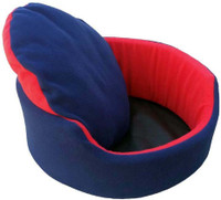 Fluffy FPWFRBM4 M Pet Bed(Red, Blue)