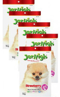 JerHigh Strawberry Fruity Stick Combo Chicken, Fruit Dog Treat(70 g, Pack of 1)