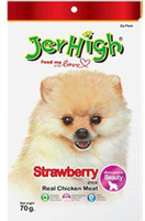 JerHigh Strawberry Chicken Dog Treat(70 g, Pack of 1)