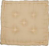 Adt Saral Solid Chair Cushion Pack of 1(Beige)