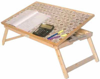 Ekta Product Solid Wood Portable Laptop Table(Finish Color - Light Oak) RS.1899.00
