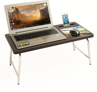 Bluewud Riodesk Ace Engineered Wood Portable Laptop Table(Finish Color - Wenge) RS.1699.00