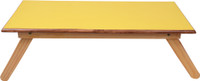 Wood O Plast Engineered Wood Portable Laptop Table(Finish Color - Yellow)