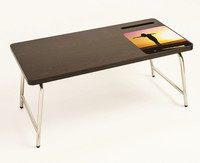 Bluewud Riodesk Ace Engineered Wood Portable Laptop Table(Finish Color - Wenge) RS.1699.00