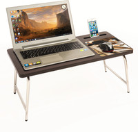 Bluewud Riodesk Ace Engineered Wood Portable Laptop Table(Finish Color - Wenge) RS.1699.00