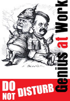 Do Not Disturb Funky Poster Paper Print(18 inch X 12 inch) RS.239.00