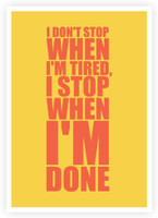 Lab No. 4 Gym and Fitness Typography Print Quotes Poster Paper Print(16.5 inch X 11.5 inch) RS.225.00