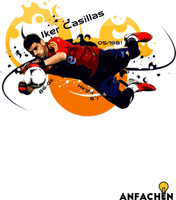 Iker Casillas Fernandez das Design 3 Fine Art Print(12 inch X 8.3 inch, Rolled) RS.299.00