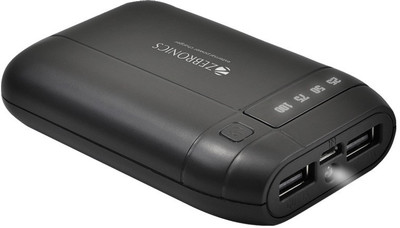 PWBEQVJZQNDFVHUD-flipkart.com Zebronics ZEB-MC6000 6000mAh power bank with LED Torch light 6000 mAh Power Bank(Black, Lithium-ion)