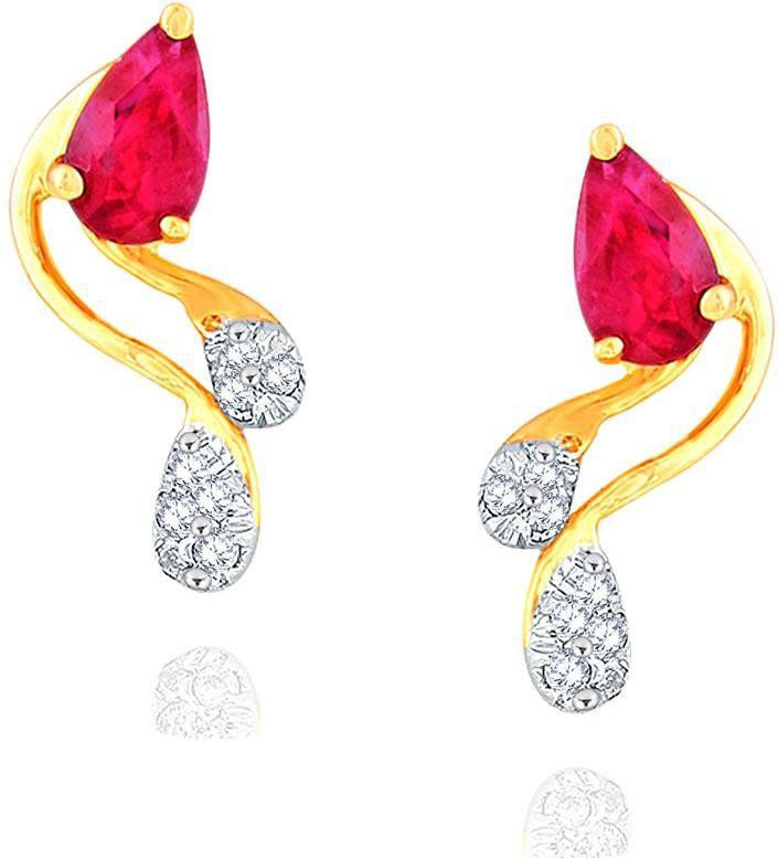 Deals - Delhi - Under ₹9,999 <br> Gold & Diamond Earrings<br> Category - jewellery<br> Business - Flipkart.com
