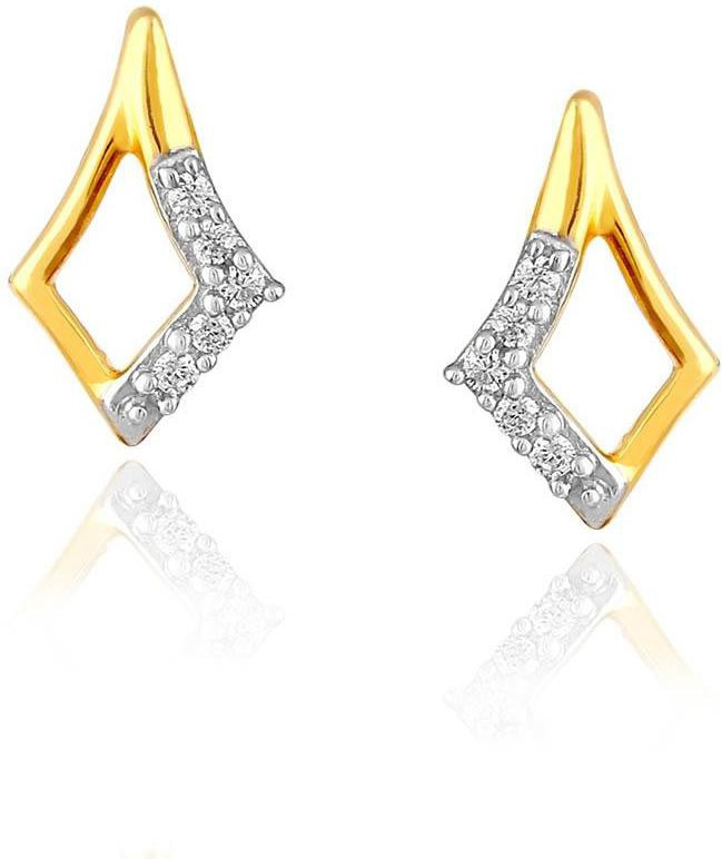 Deals - Delhi - Under Rs. 9,999 <br> Gold & Diamond Earrings<br> Category - jewellery<br> Business - Flipkart.com