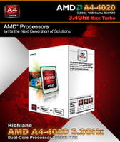 AMD 3.2 GHz FM2 A4 4020 Processor(Metal) RS.2870.00