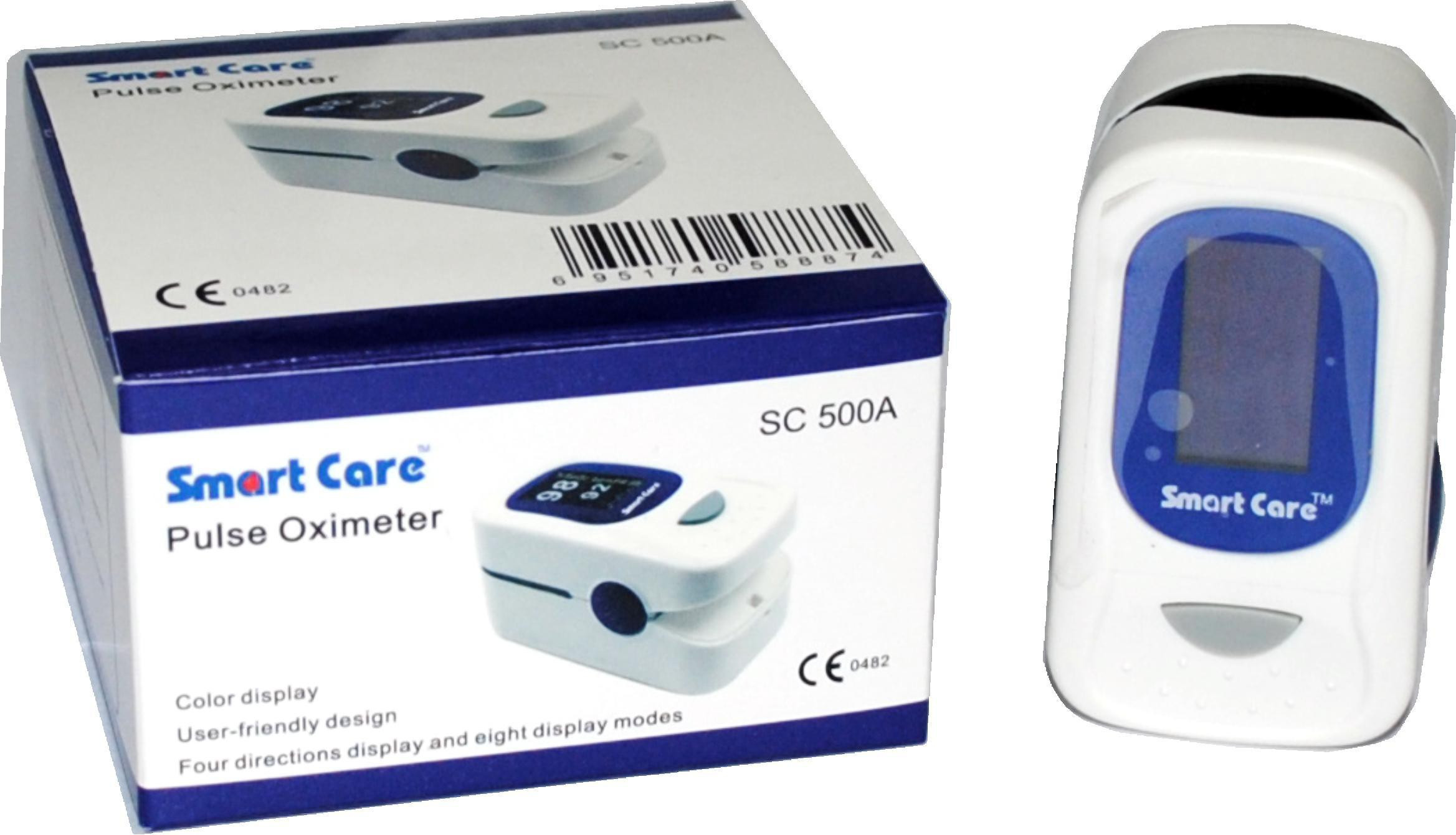 Smart Care SC 500A Pulse Oximeter(White, Blue)