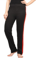 Nite Flite Solid Women's Black, Red Track Pants