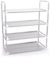 EI Iron, Nylon Wall Shelf(Number of Shelves - 4, Silver)