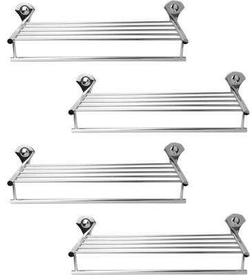 Handy 24 inch long Towel Rack Stainless Steel Wall Shelf(Number of Shelves - 4)