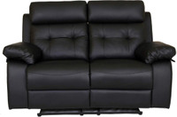 Recliners India Leatherette Manual Recliners(Finish Color - Black)