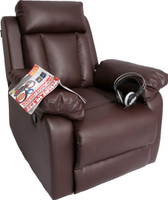 Recliners India Leatherette Manual Recliners(Finish Color - Brown)
