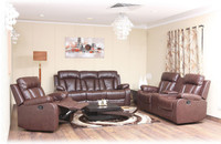 Evok Magna Leather Manual Recliners(Finish Color - Brown) RS.46715.00