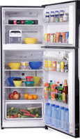 Hitachi 382 L Frost Free Double Door Refrigerator(R-VG400PND3- (GBK), Glass Black, 2105)