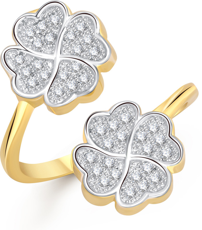 Meenaz Exclusive White Flower Alloy Ring RS.299 (89.00% Off) - Flipkart