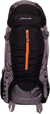 Attache Climate Proof Rucksack, Hiking Backpack 75Lts With Rain Cover Rucksack - 75 L(Multicolor)